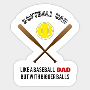 softball dad Sticker